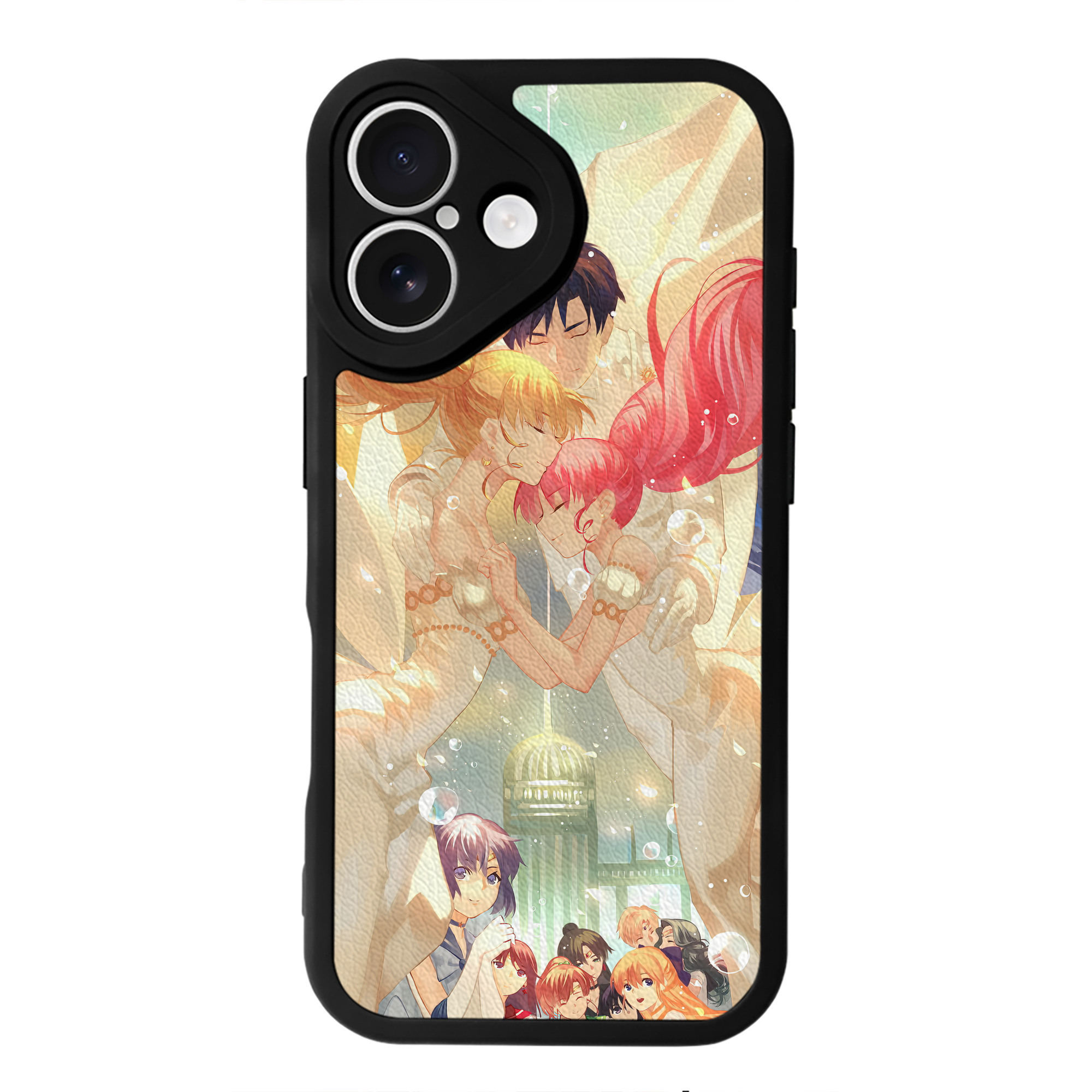 （画像用） 美少女戦士セーラームーン Sailor Moon 【iPhone 16シリーズ対応】シリコンスマホケース（レザー調） 材質：シリコン